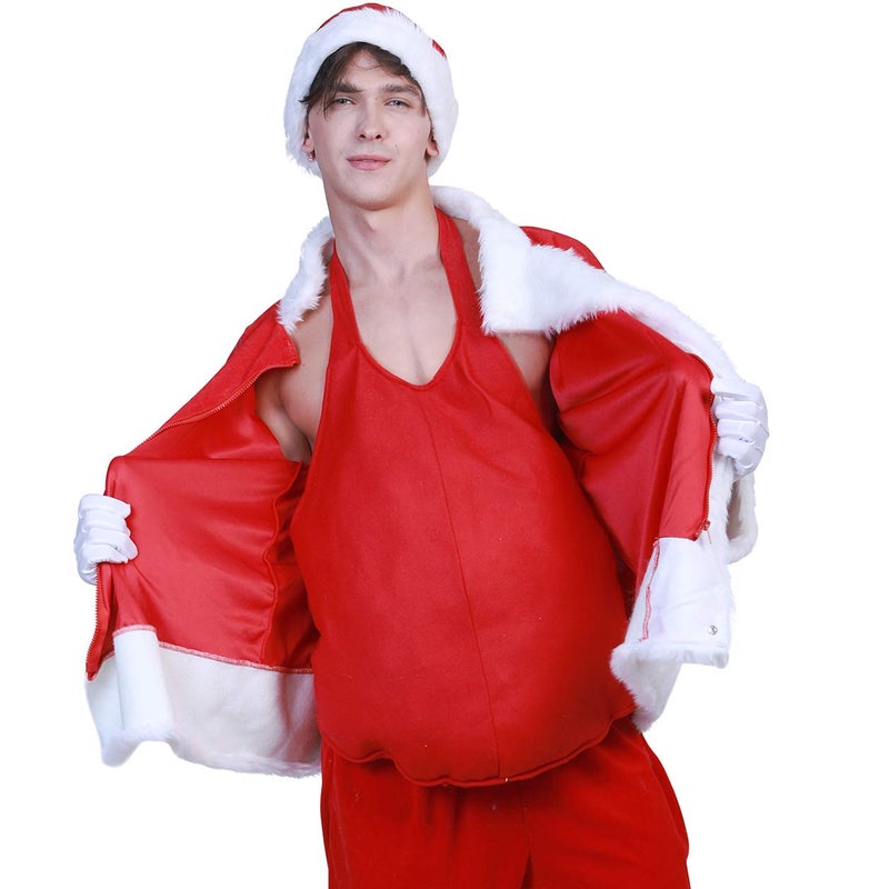 ReneeCho Men Santa Fat Belly Padding Accessory Christmas Fat Suit Costume - Image 2